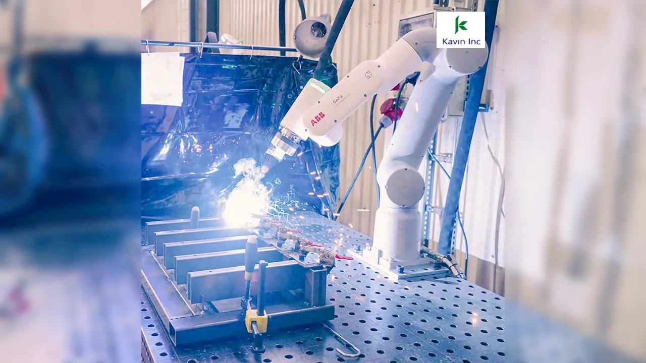 ABB GoFa collaborative robot welding cell