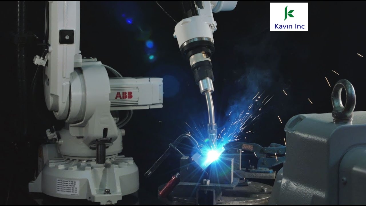 ABB robotic welding demo cell in Coimbatore by Kavin Inc