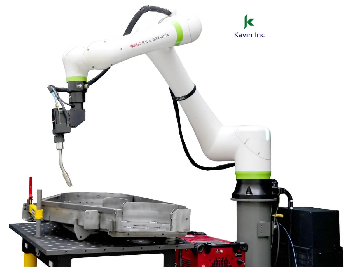 Collaborative robot welding application for fabrication automation