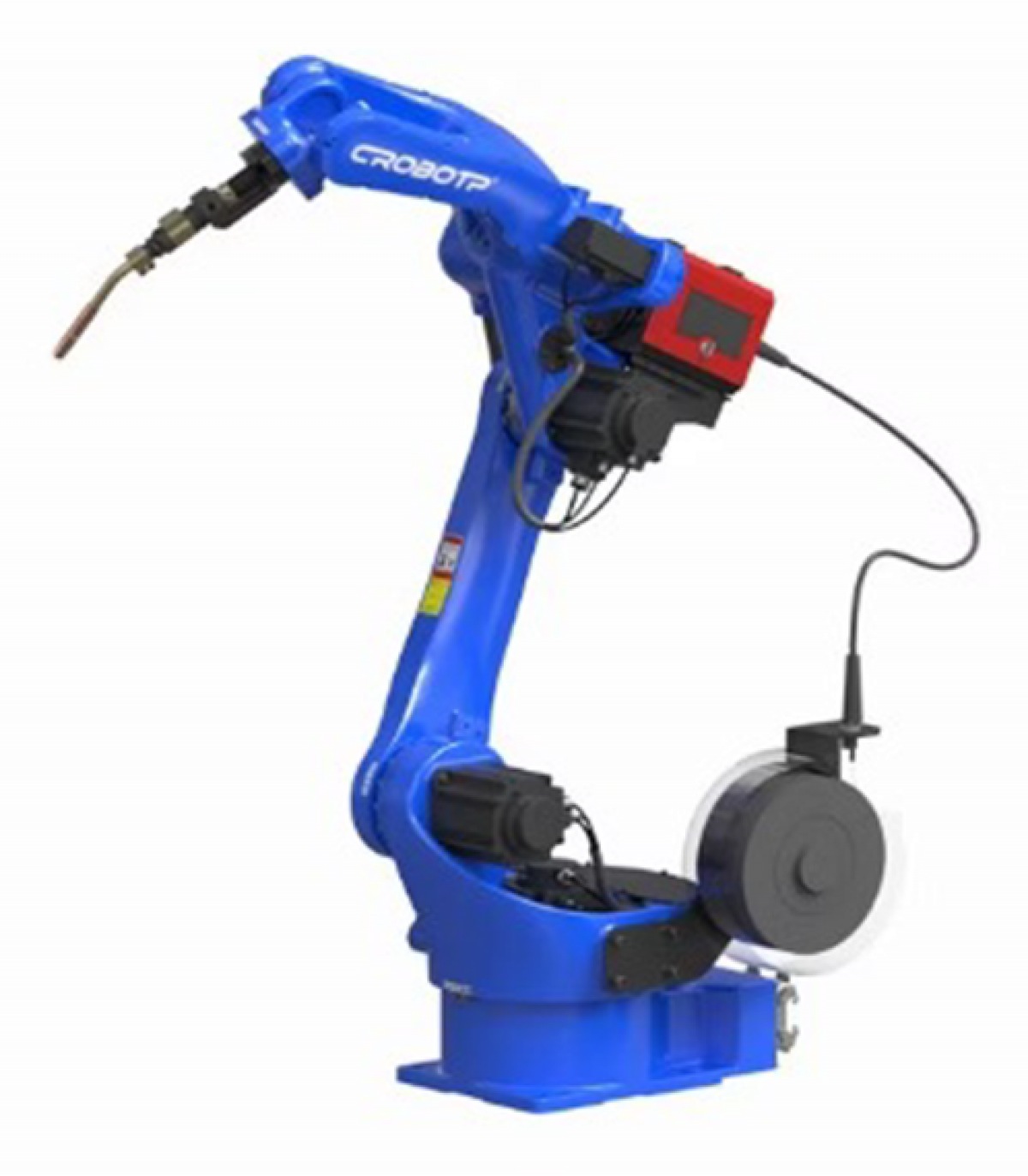 CRP RH14 industrial welding robot with wire feeder